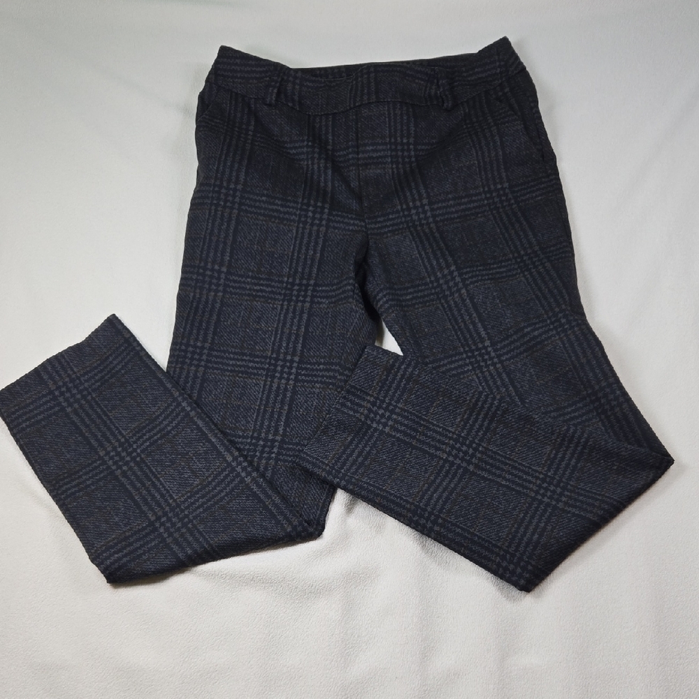 Tyler Madison Plaid Dark Gray Trousers